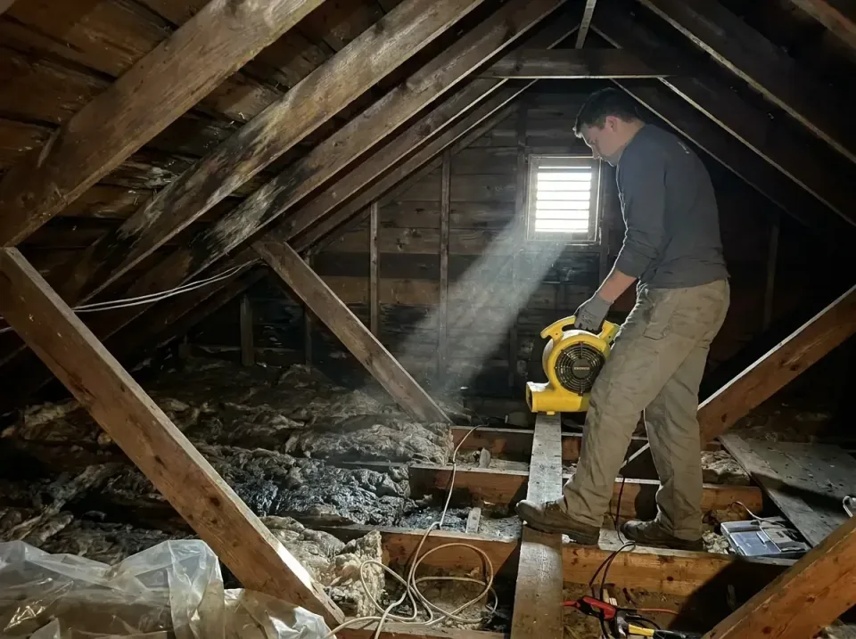 attic-water-damage-drying-proc-007 — frequently asked questions, Emergency Water Extraction & 24/7 Flood Response in Ringgol…